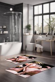 Mijölnir Juego de alfombrillas de baño CT-5340 de 2 piezas Multicolor